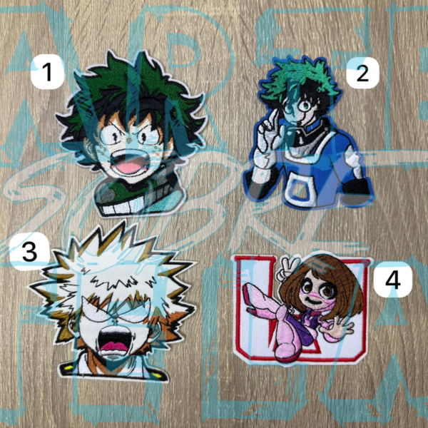 Parches Bordados - Boku No Hero